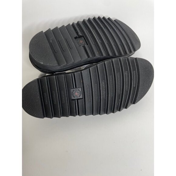 Doc Dr. Martens Blaire Flatform White Leather Sandals Women's Size 8 39 UK 6 New - Picture 6 of 6